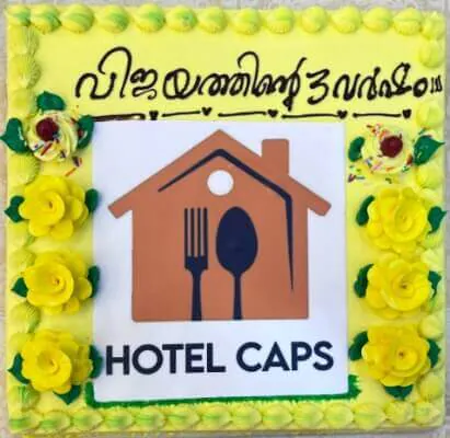 Hotel CAPS anniversary cake celebrating another milestone in the journey