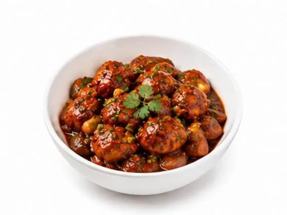 Chilli Chicken Manchurian sweet spicy tangy fusion