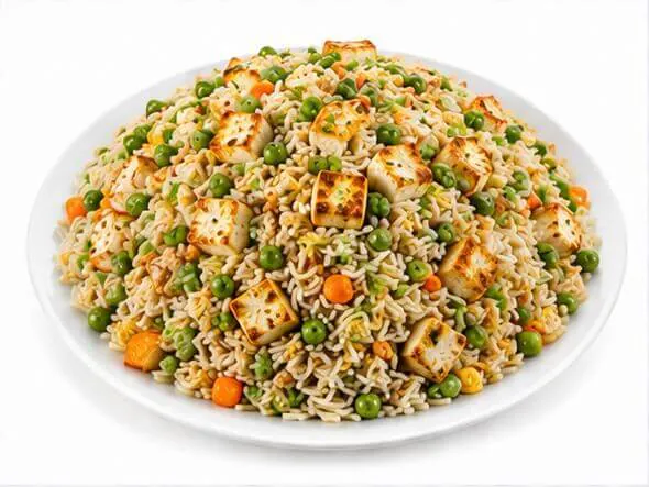Egg Fried Rice quick tossed fluffy scrambled mild soy